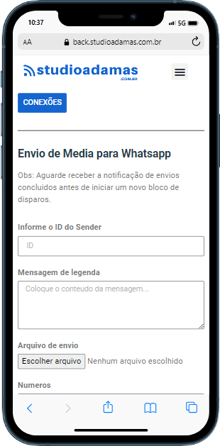 whtsapp marketing disparos